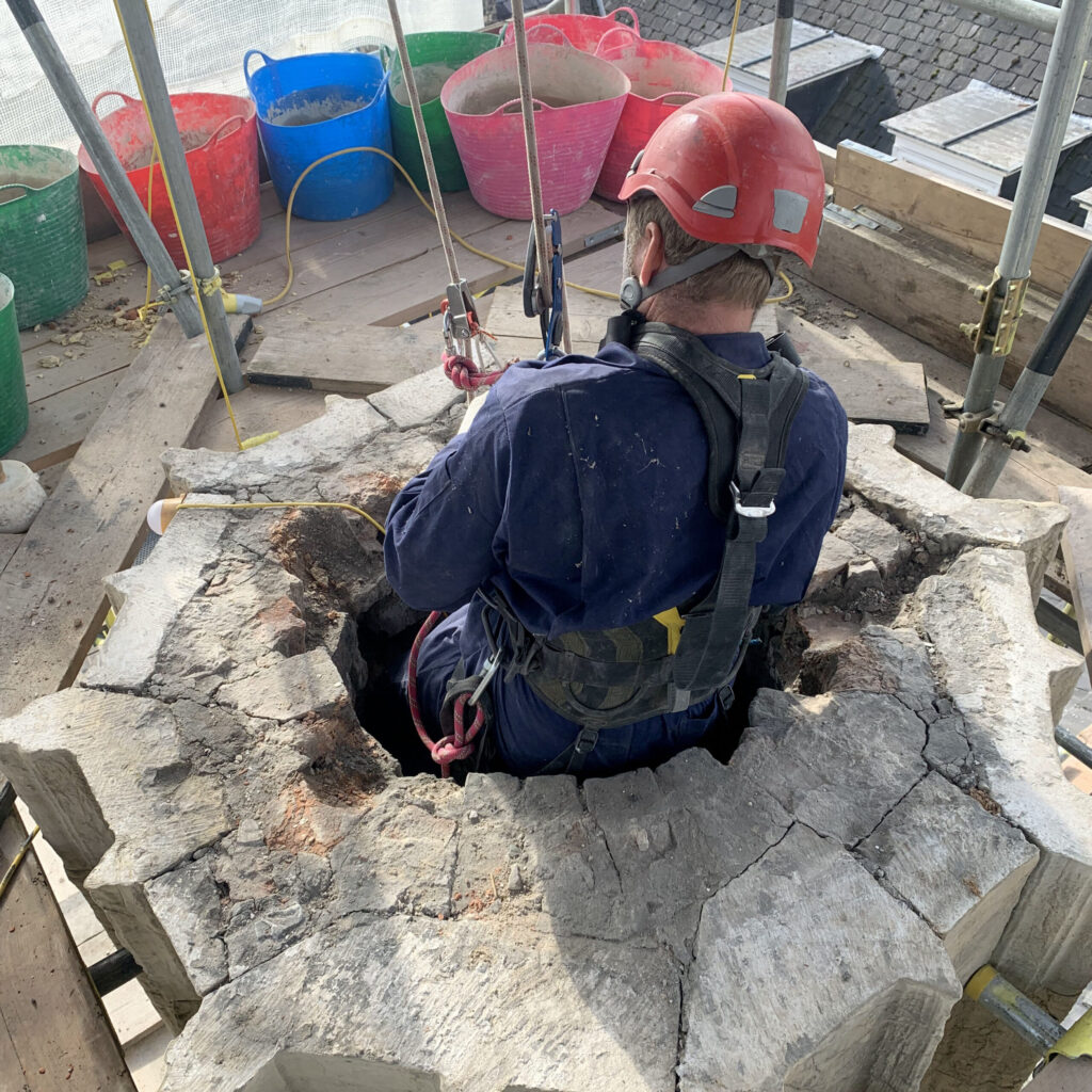 St Peter’s School chimney inspection